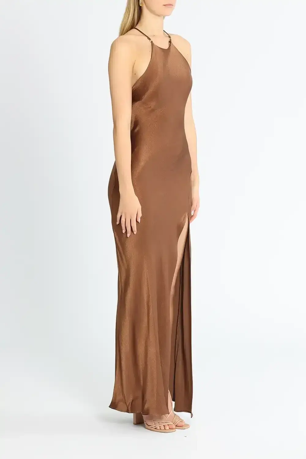 Bec & Bridge Annika Maxi Dress Brown Size 8 - Image 2