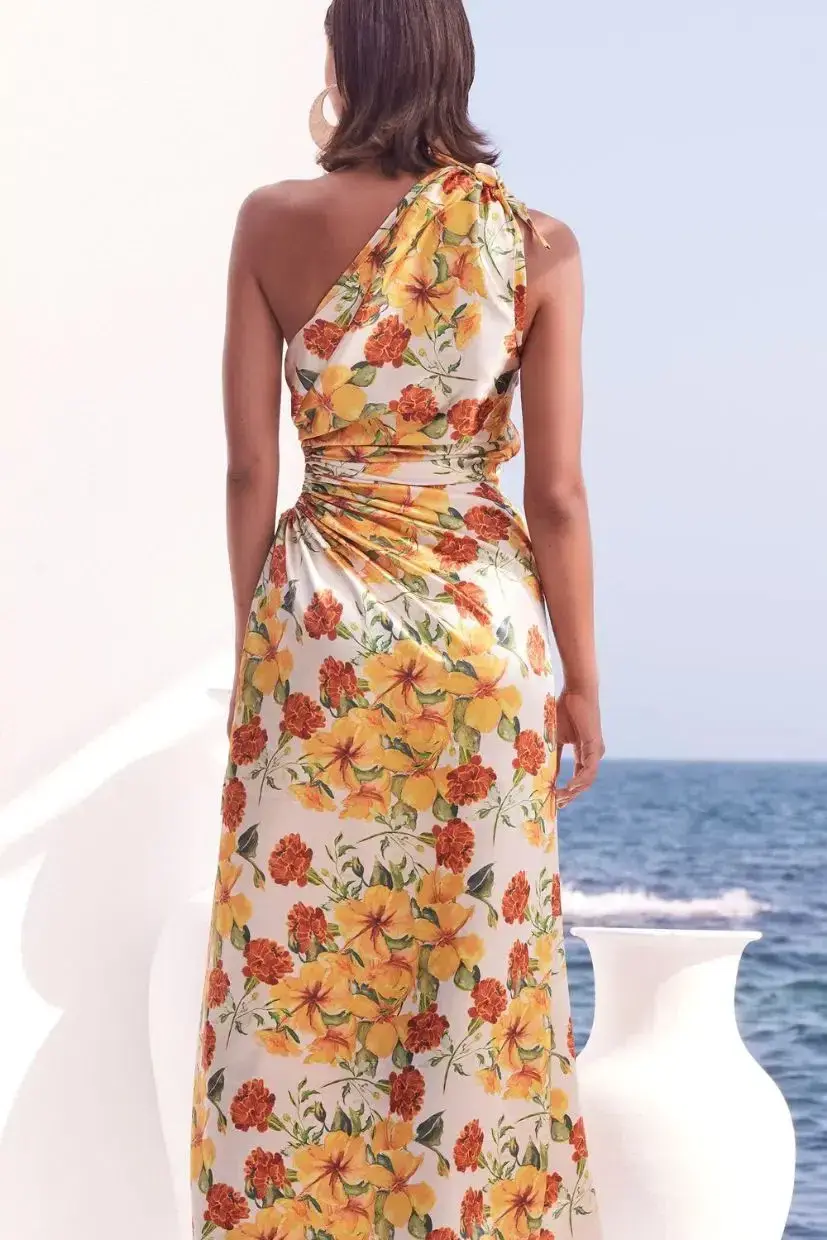 Sonya Moda Nour Yarden Floral Maxi Dress Multi Size AU 8 for rent on The Volte - main image