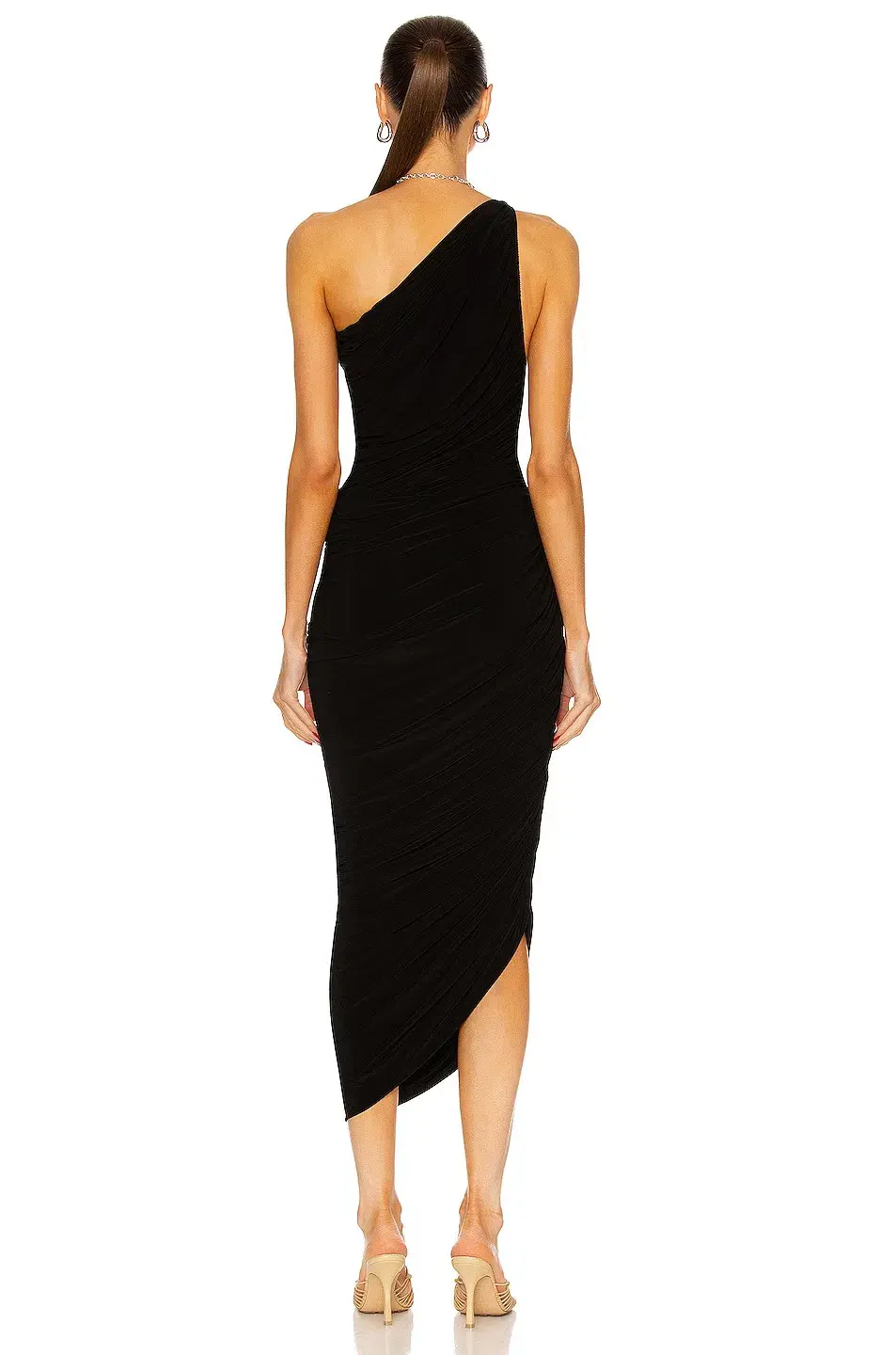Norma Kamali Diana Gown in Black Size XL / AU 14 - Image 2