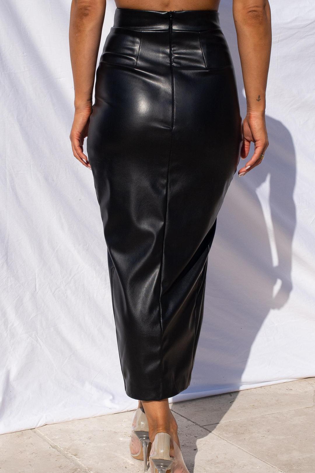 Effie Kats Thigh Split Midi Skirt and Crop Top Size XS for rent on The Volte - main image