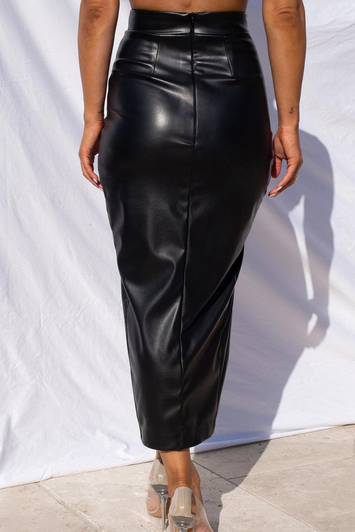 Effie Kats Thigh Split Midi Skirt and Crop Top Size XS - Image 4