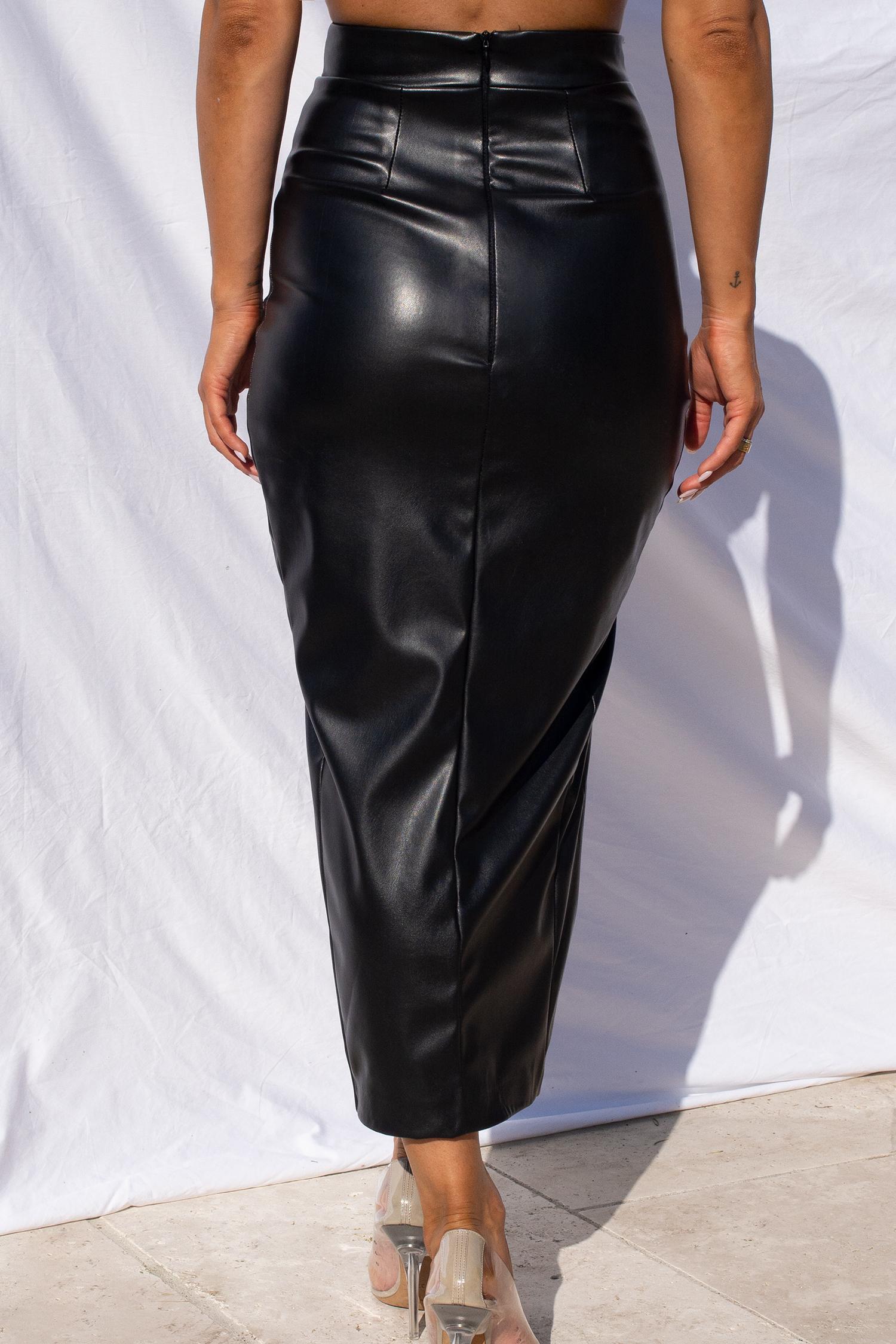 Effie Kats Thigh Split Midi Skirt and Crop Top Size XS - Image 4