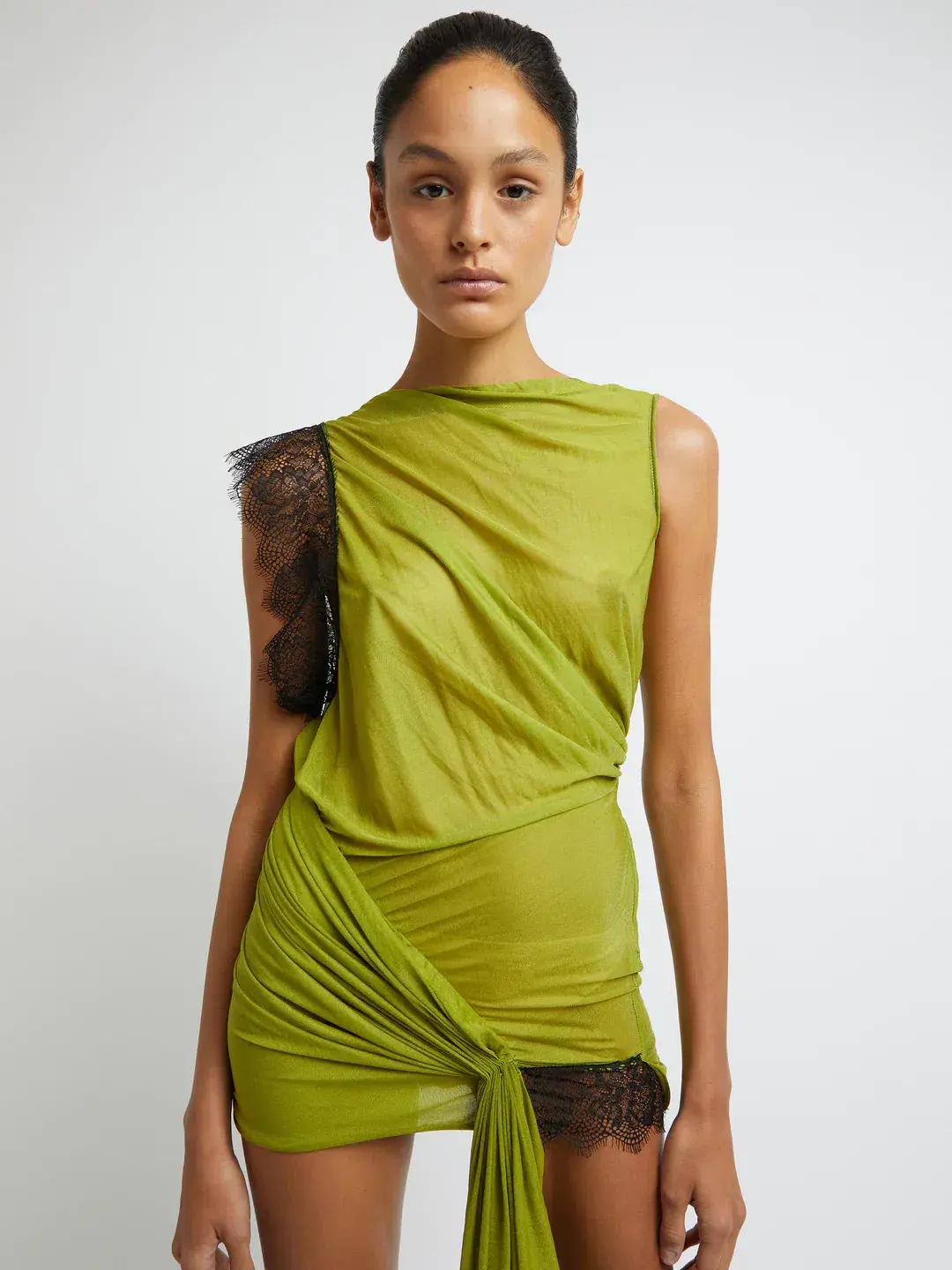 Christopher Esber Galathea Dress Green Size AU 10 - Image 4