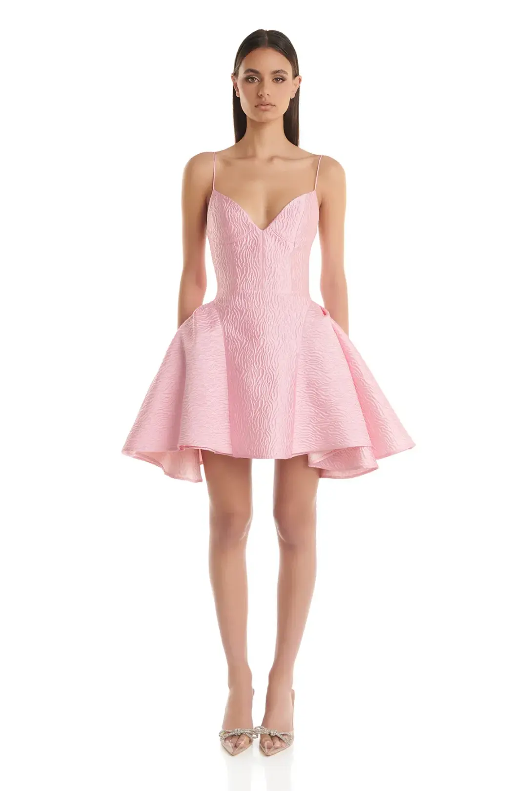 Eliya The Label Mirabella Dress Pink Size AU 6 for rent on The Volte - main image