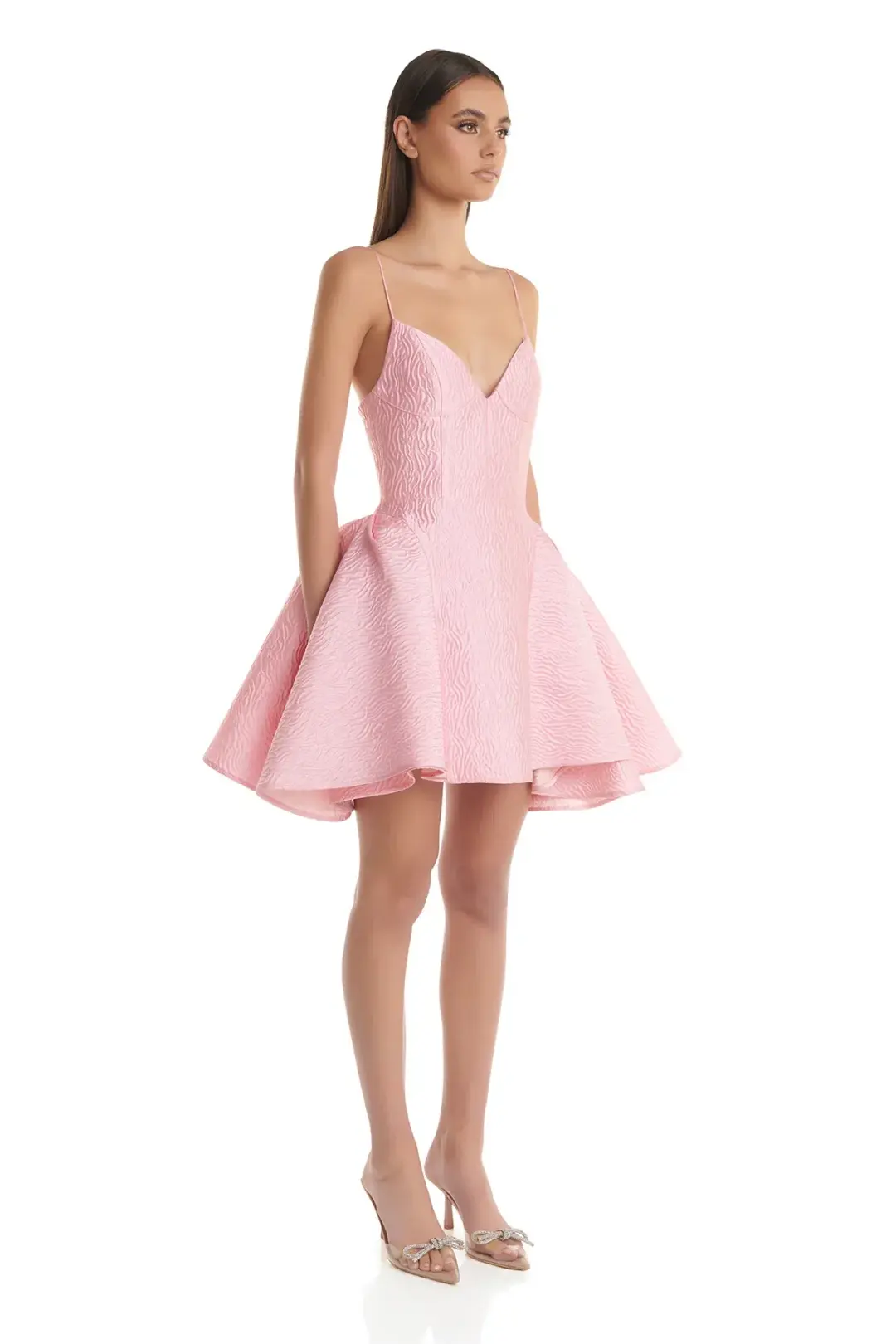 Eliya The Label Mirabella Dress Pink Size AU 6 for rent on The Volte - main image