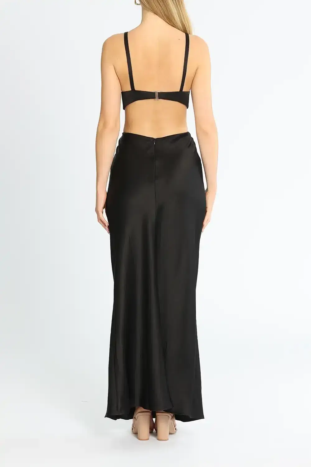 Bec & Bridge Felix Maxi Dress Black Size AU 6 - Image 3