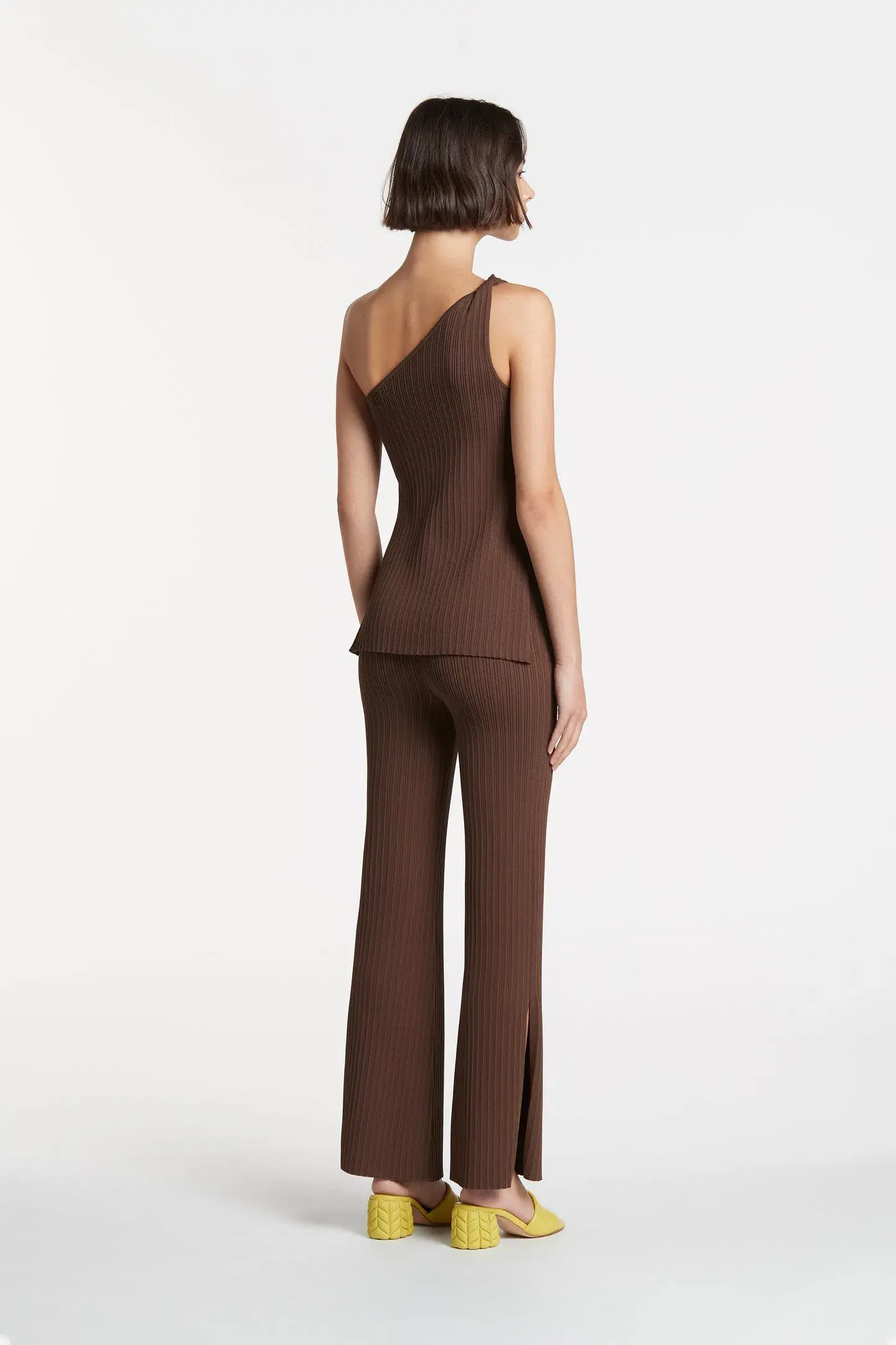  Sir The Label Sylvie Top And Pant Set Chocolate Size 8 - Image 2