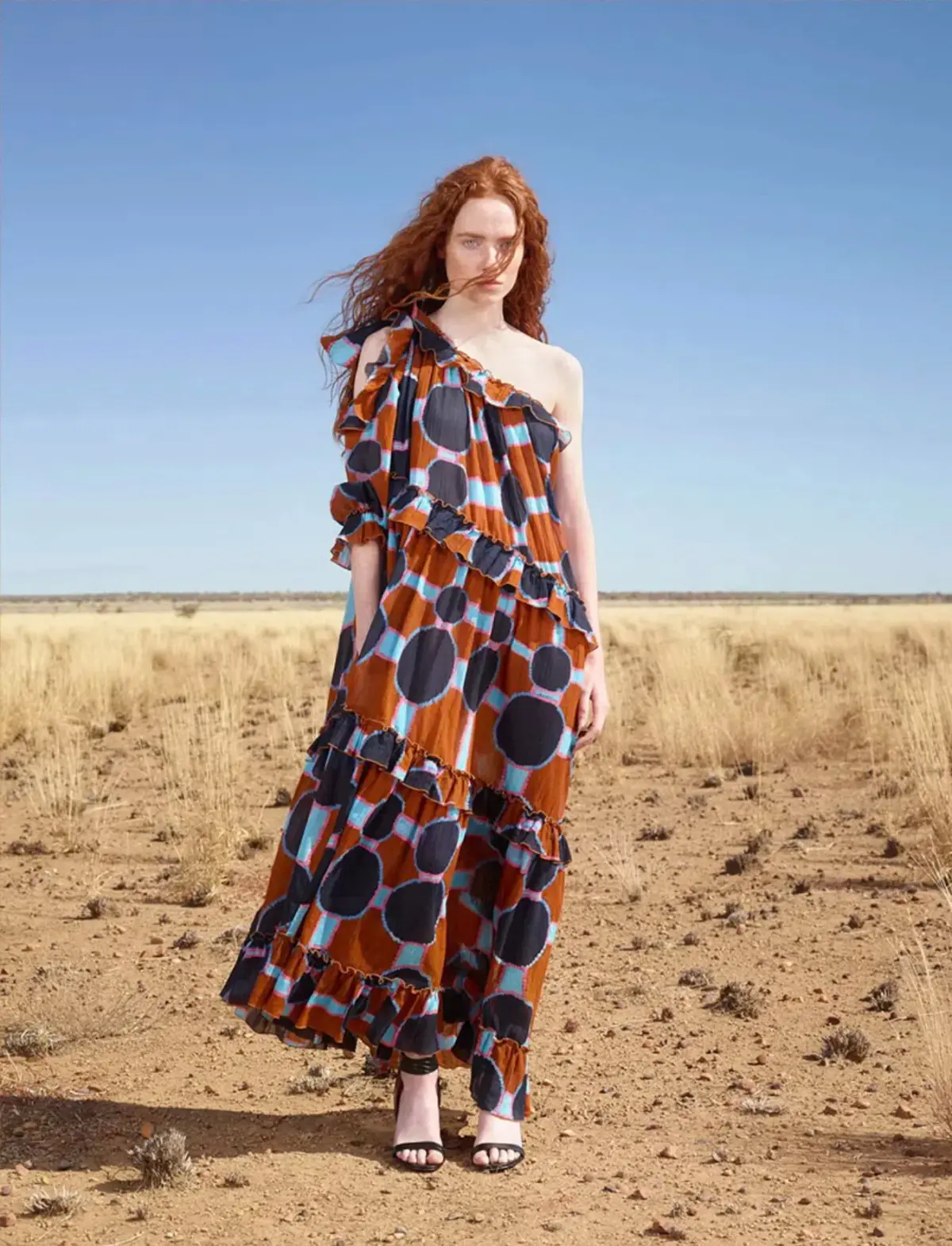Gorman Mangkaja Billabong Ruffle Dress Multi Size 8  - Image 1