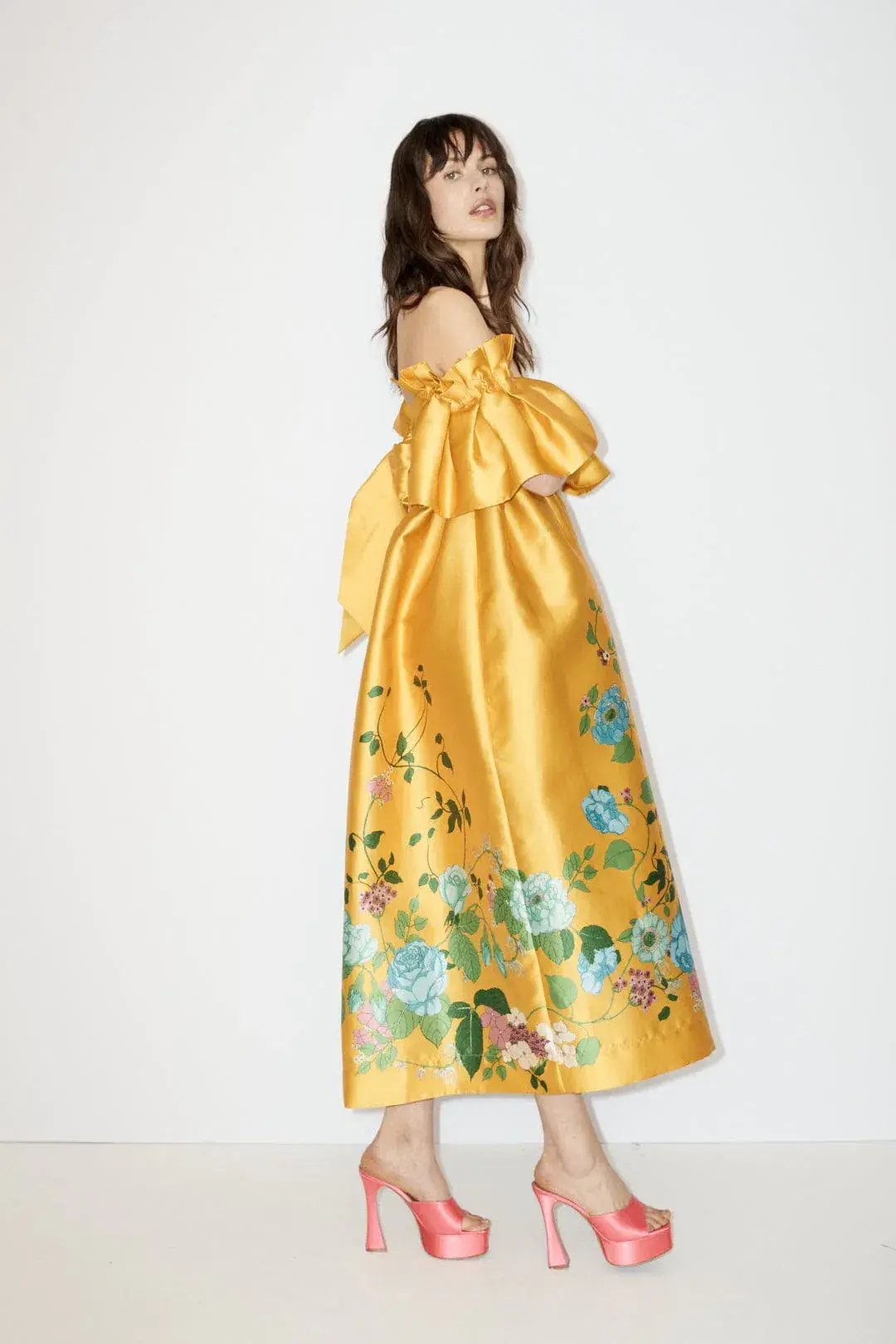 Alemais Dana Midi Dress Marigold Size 10 - Image 2