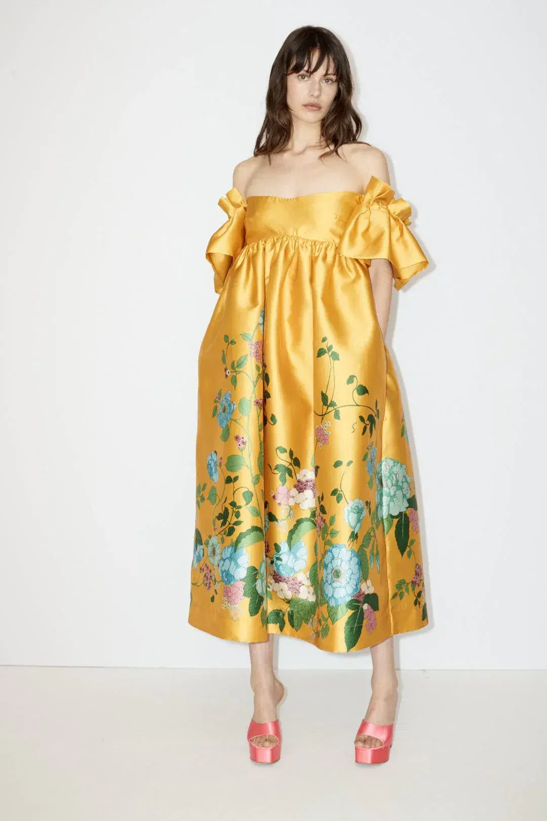 Alemais Dana Midi Dress Marigold Size 10 - Image 1