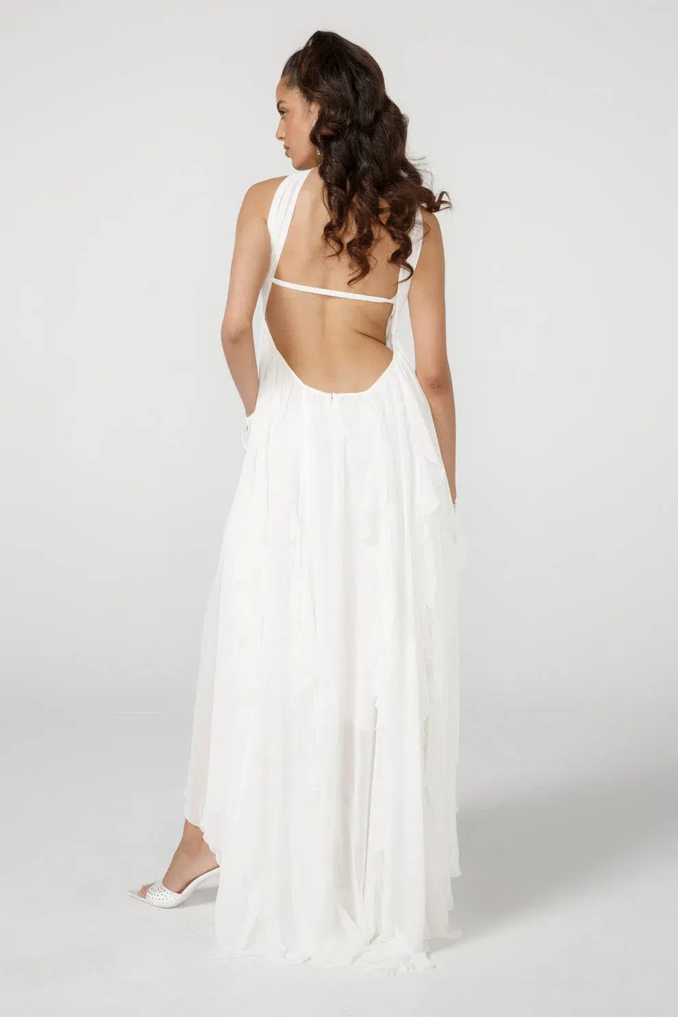 Nana Jacqueline Mariah Dress White Size 8  - Image 3