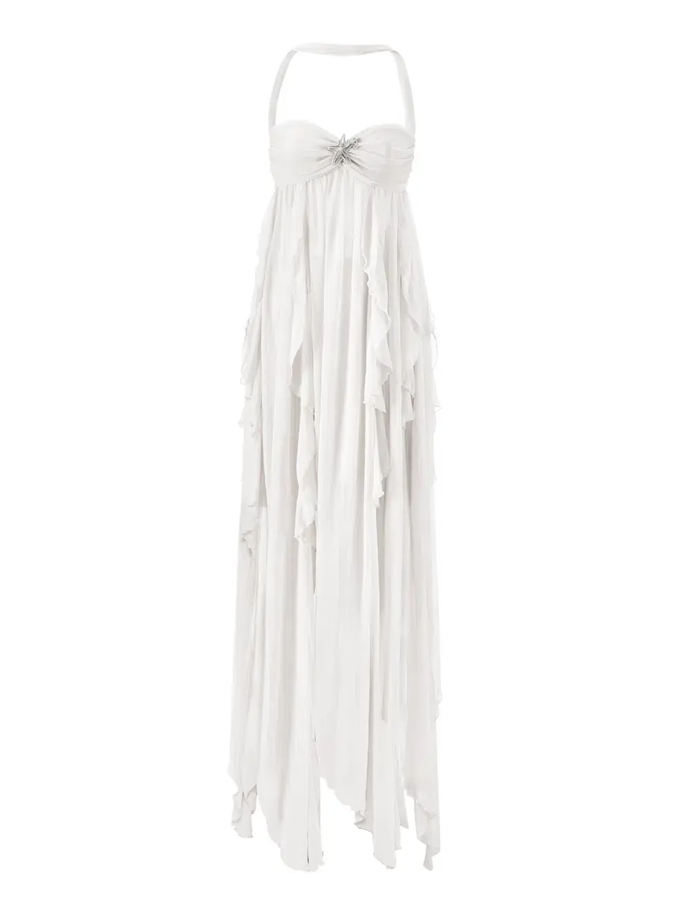 Nana Jacqueline Mariah Dress White Size 8  for rent on The Volte - main image