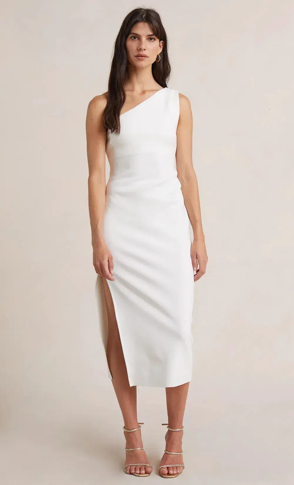 Bec & Bridge Asym Dress White Size AU 8 - Image 1