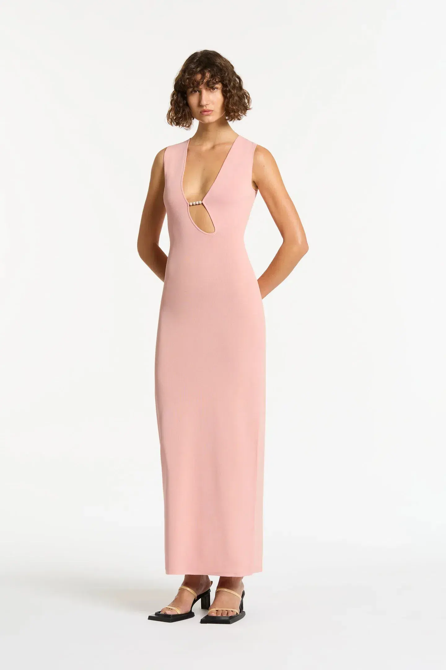 Sir the Label Kinetic Beaded Maxi Pink Size 0 / AU 6  - Image 1