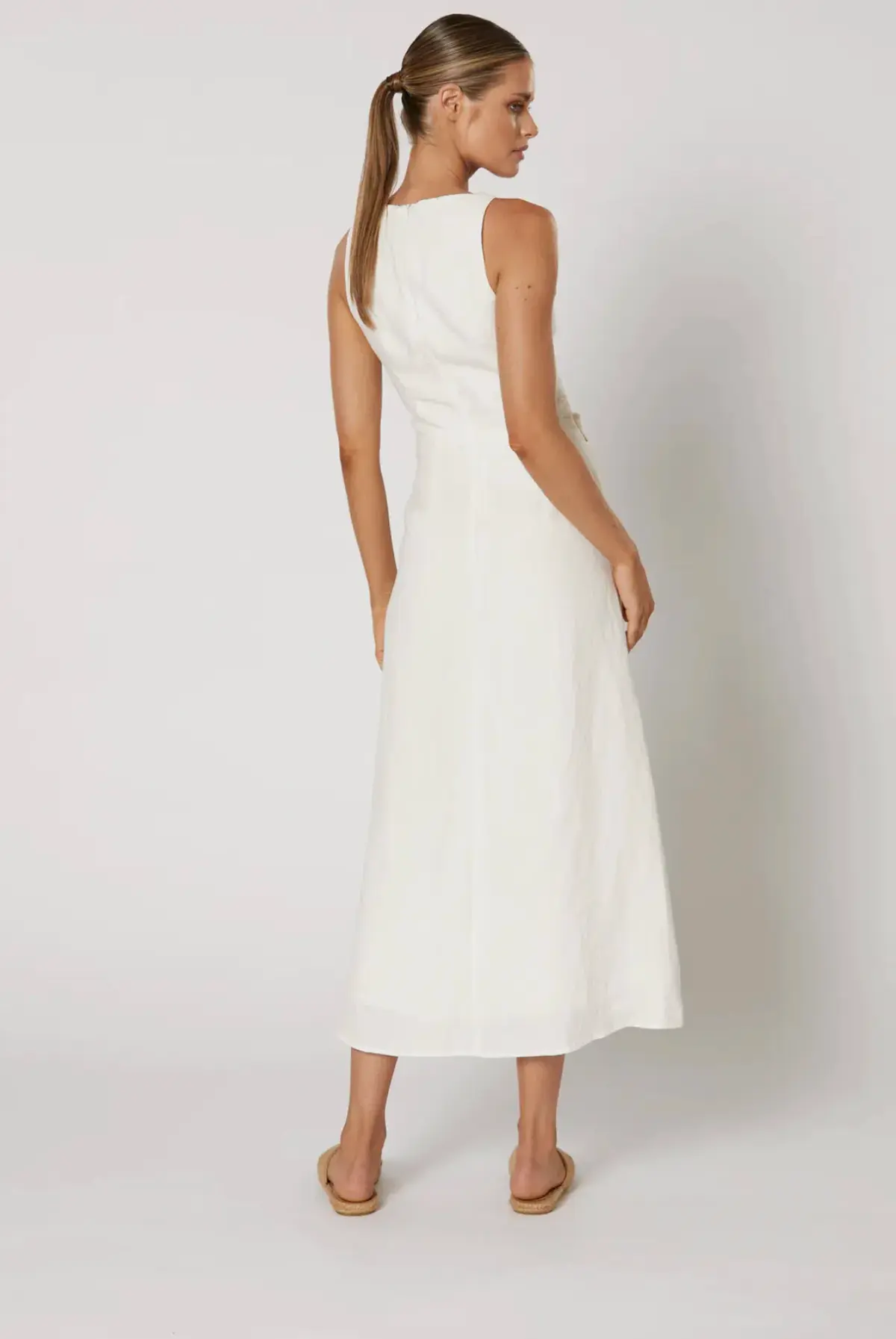 Winona Kalina Midi Dress in White Size M / AU 10 - Image 2