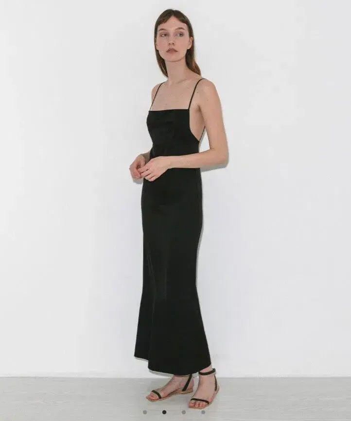Paris Georgia Phoebe Slip Dress Black Size AU 8 - Image 1