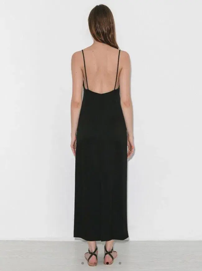 Paris Georgia Phoebe Slip Dress Black Size AU 8 - Image 2