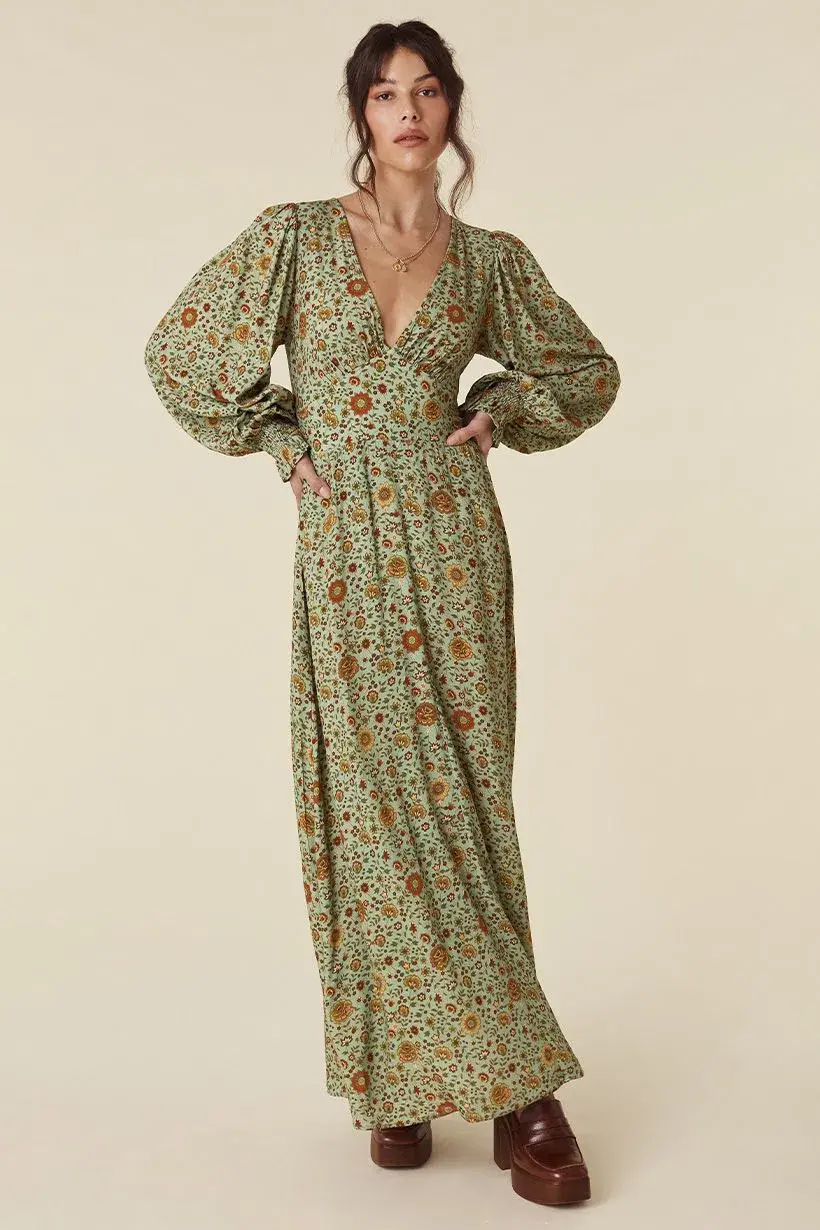 Spell Lady Untamed Gown Floral Size 8 - Image 1