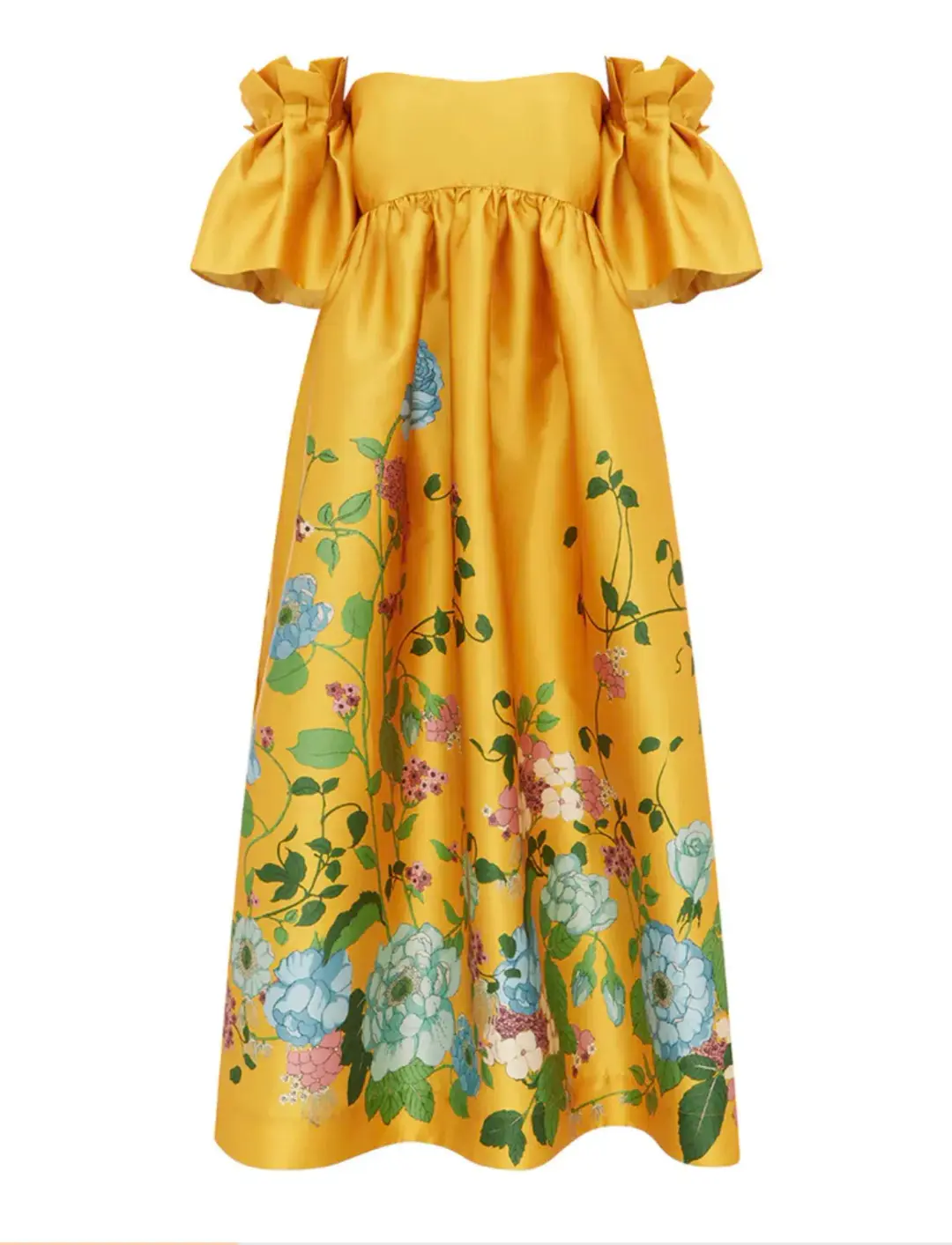 Alemais Dana Midi Dress Marigold Size 10 for rent on The Volte - main image