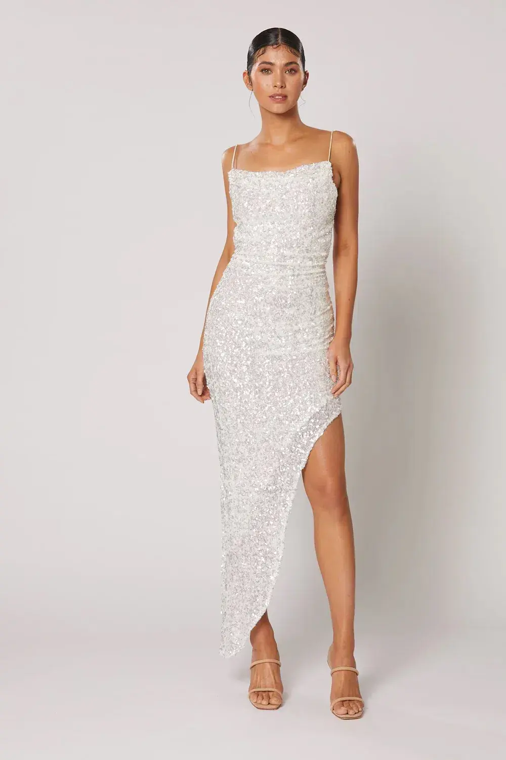 Winona Asha Asymmetrical Dress Size Xs Or/Au  6 - Image 1