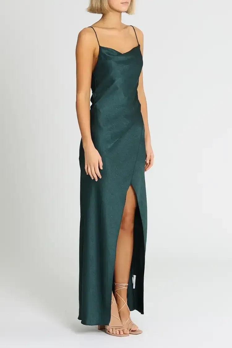Camilla and Marc Bowery Slip Dress Fitzgerald Green Size 12 - Image 2
