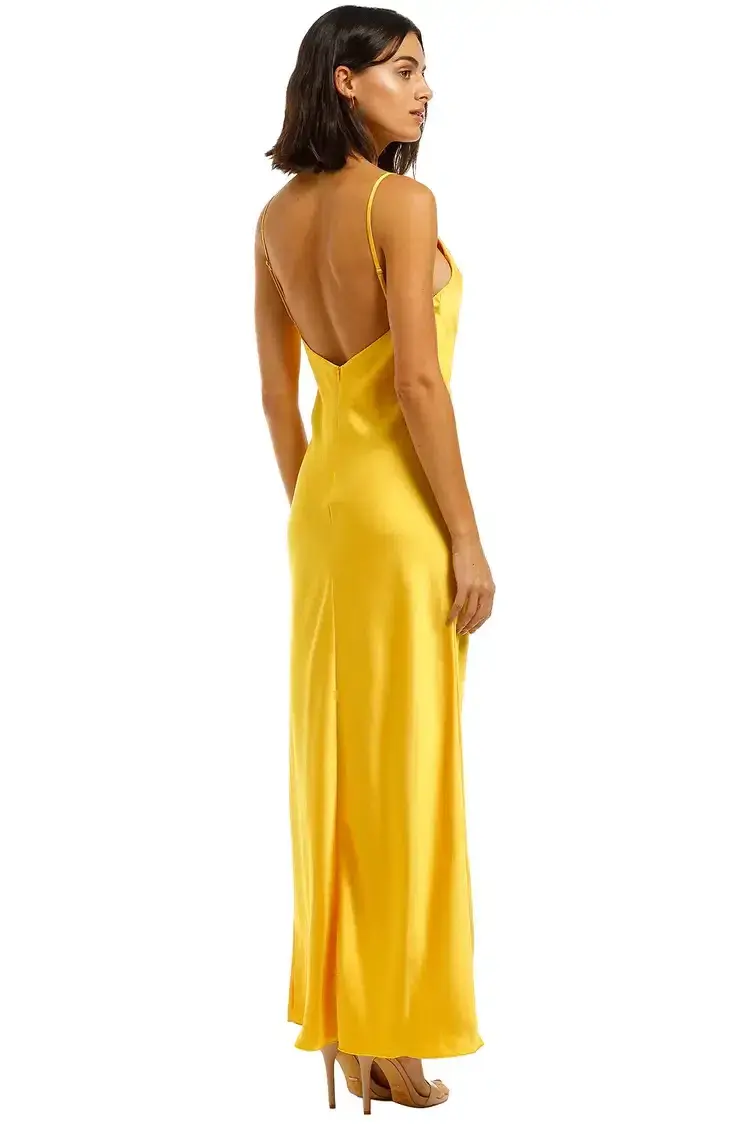 Camilla and Marc Aubrey Slip Dress Sunburst Yellow Size 8 - Image 3