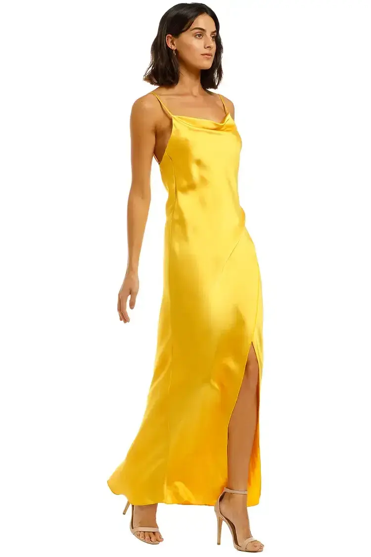 Camilla and Marc Aubrey Slip Dress Sunburst Yellow Size 8 - Image 2