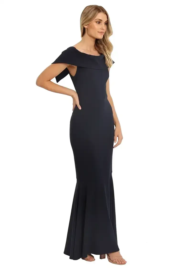 Camilla and Marc Akane Gown Navy Size 6 for rent on The Volte - main image