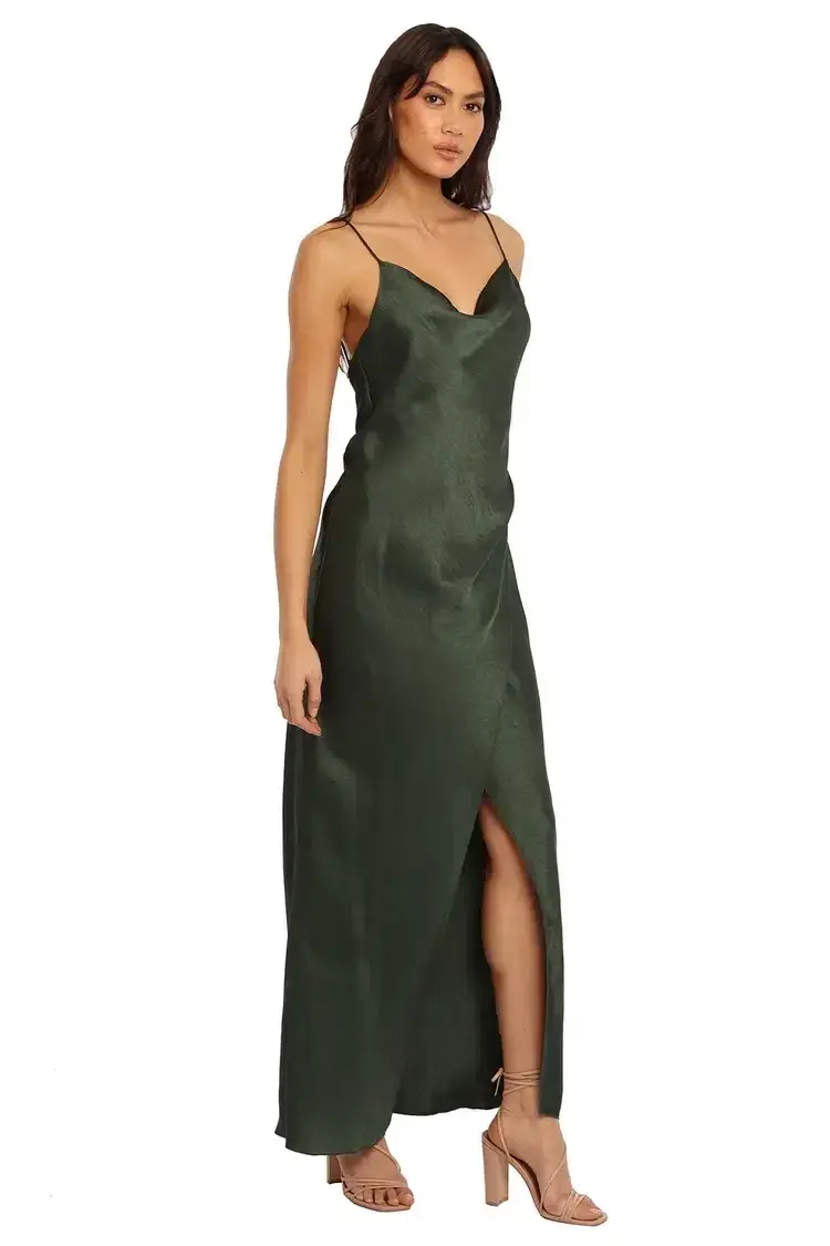 Camilla and Marc Bowery Dress Khaki Size 6 for rent on The Volte - main image