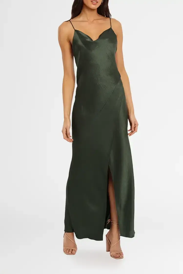 Camilla and Marc Bowery Dress Khaki Size 6 for rent on The Volte - main image