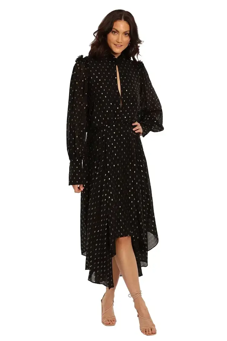 Camilla and Marc Jasmeen Dress Black and Gold Size 6 - Image 1
