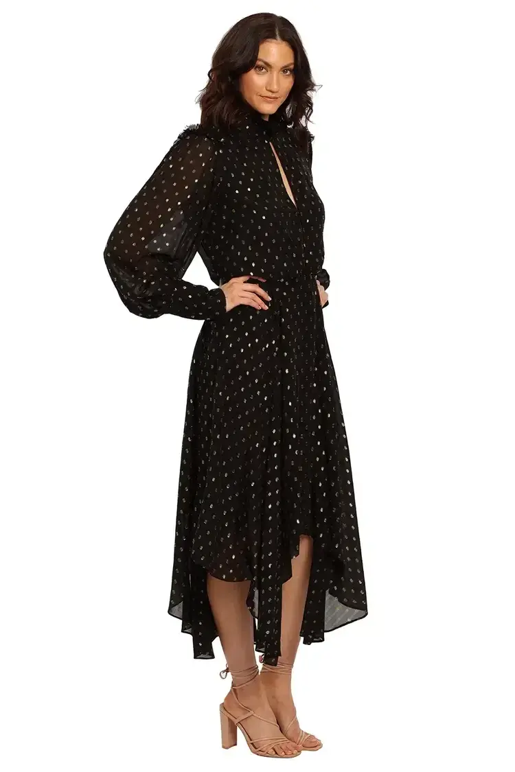 Camilla and Marc Jasmeen Dress Black and Gold Size 6 - Image 2