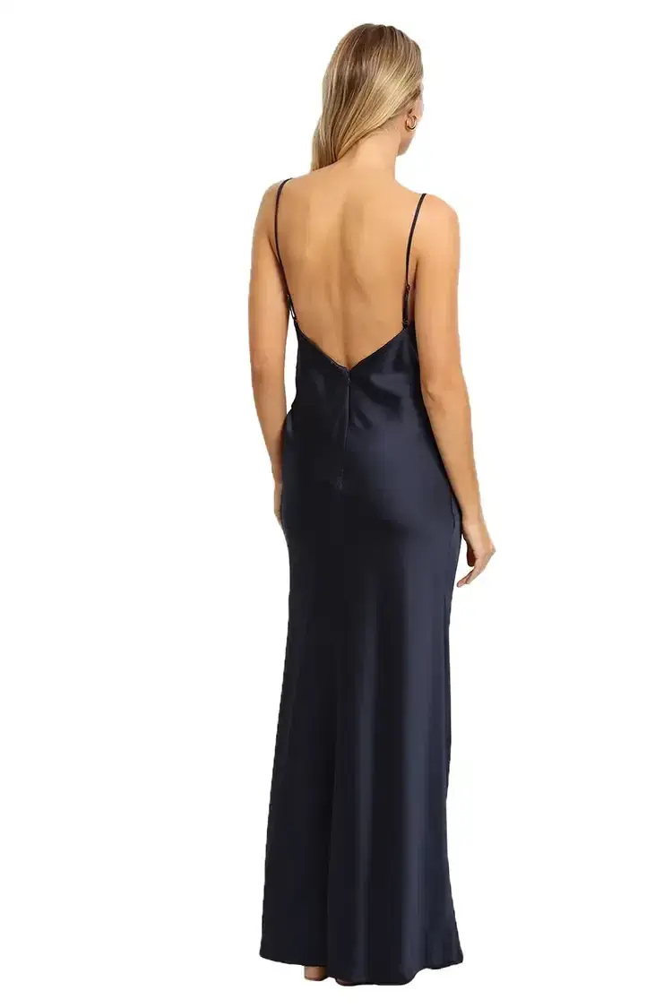 Camilla and Marc Aubrey Slip Dress Navy Size 6 for rent on The Volte - main image