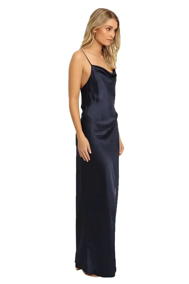 Camilla and Marc Aubrey Slip Dress Navy Size 6 for rent on The Volte - main image