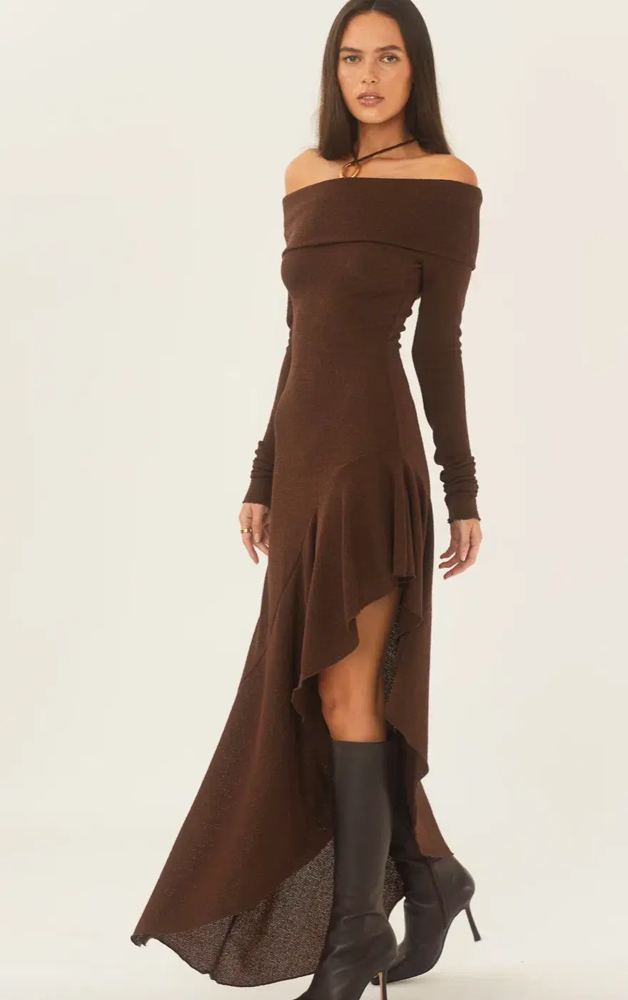Arcina Ori Bella Dress Brown Size AU 6 - Image 3