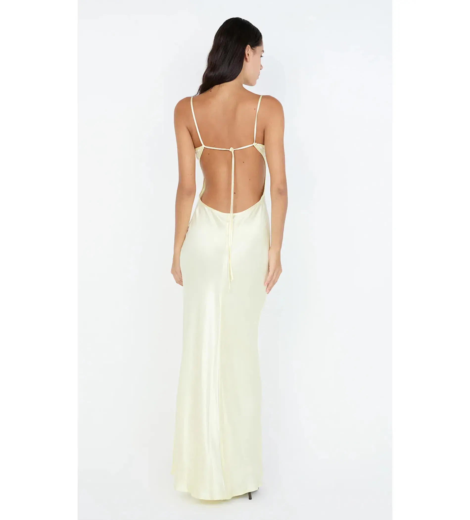 Bec & Bridge Cedar City Maxi dress in Ice Yellow Size AU 6 - Image 3