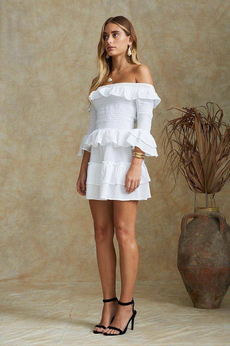 Maurie and Eve Crusin' Dress White Size 10 - Image 3