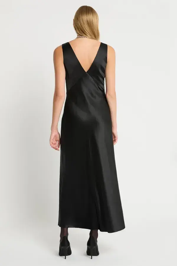Sass & Bide Escaped Love Silk Dress Black Size AU 10 - Image 3