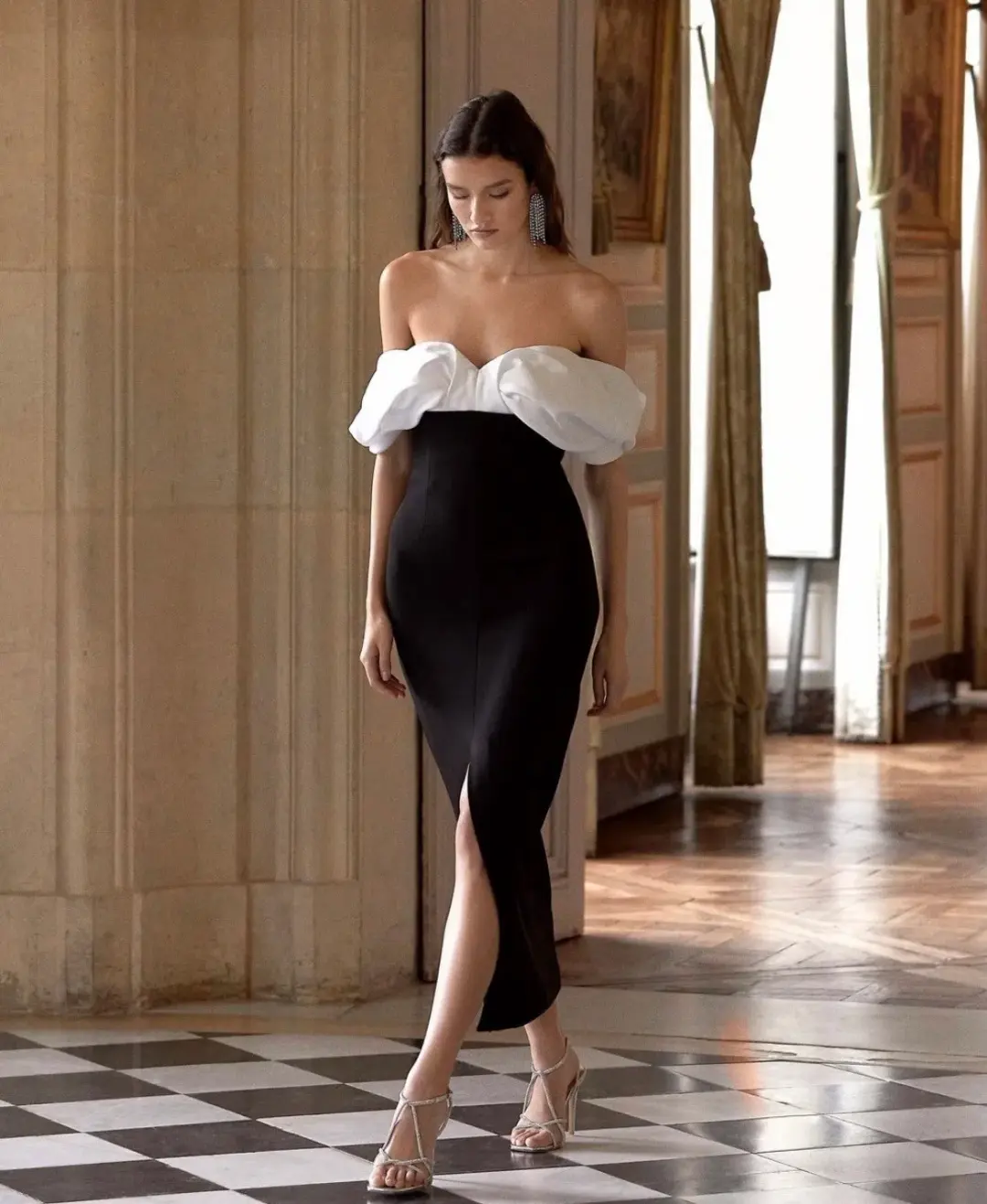 Sheike Jillian Dress Black Size AU 8 for rent on The Volte - main image