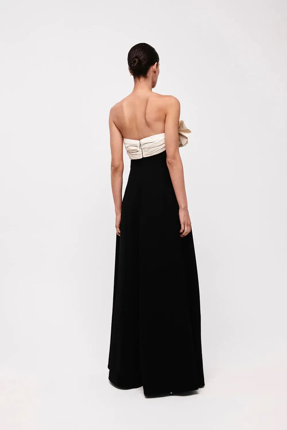 Rachel Gilbert Lavina Floor Length Gown Dress Black Size AU 6 for rent on The Volte - main image