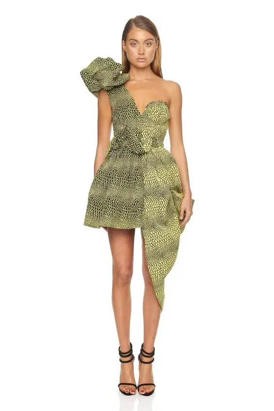 Eliya the Label Imperial Mini Dress Print Size 10 - Image 1