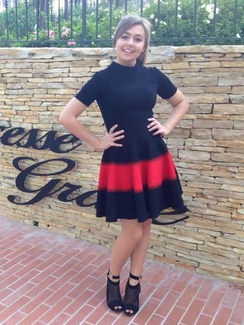Alexander McQueen Red and Black Textured Fit & Flare Dress size 8 - Image 5