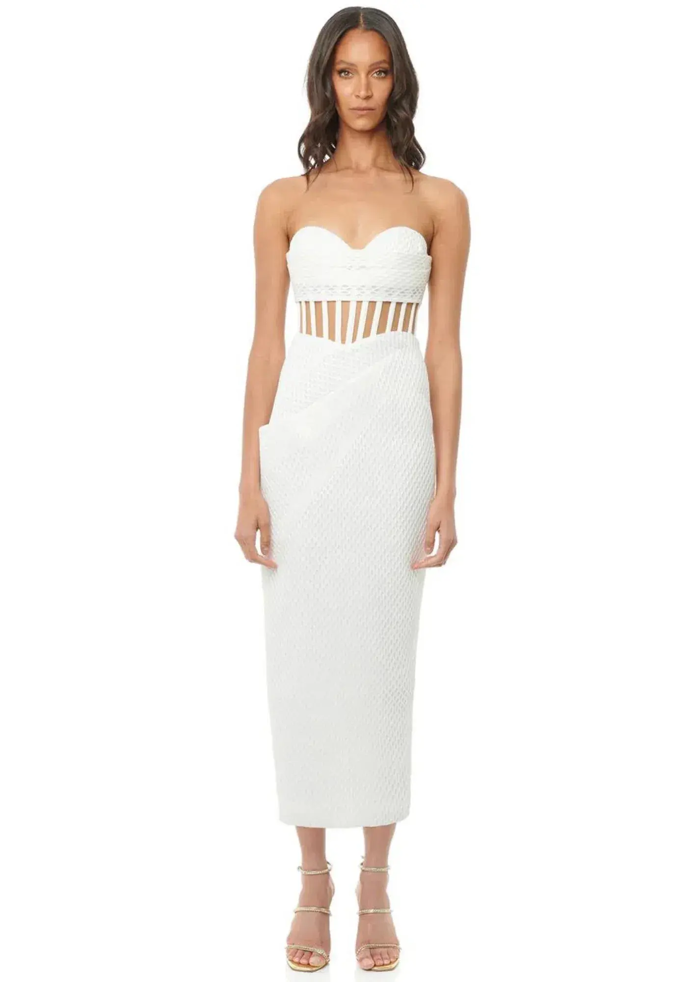 Eliya the Label Zariah Midi Dress White Size S / AU 8 - Image 5