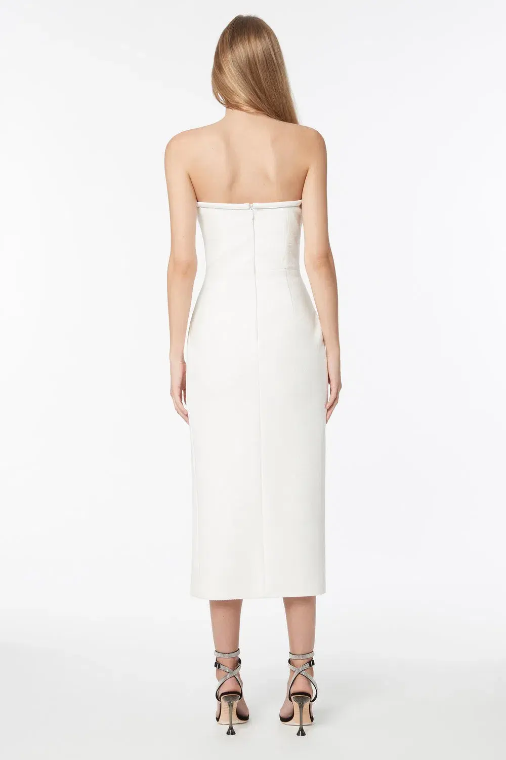 Manning Cartell Cosmic Turn Strapless Dress White Size 10 - Image 3