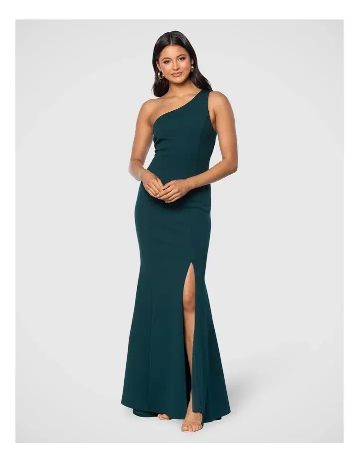 Pilgrim Zaria Gown in Emerald Green Size 10 - Image 1