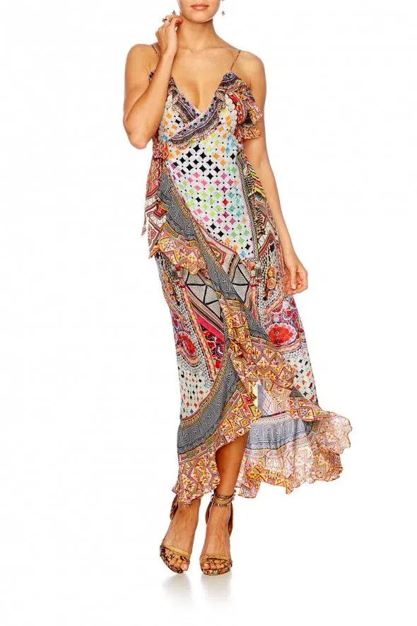 Camilla Girls Club Wrap Dress Multi One Size - Image 1