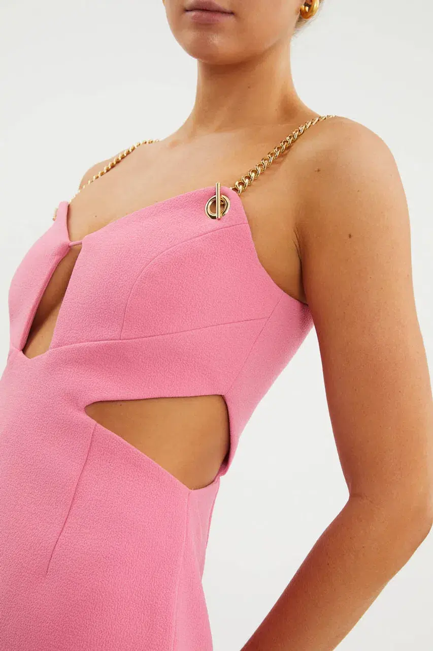 Rebecca Vallance Dulce Amore Mini Dress Pink Size 6  - Image 3