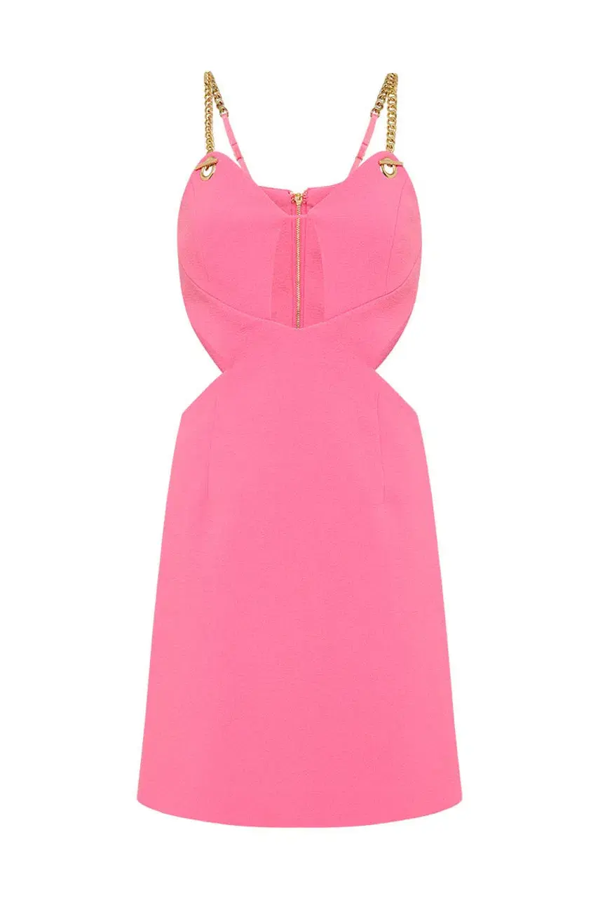 Rebecca Vallance Dulce Amore Mini Dress Pink Size 6  - Image 4