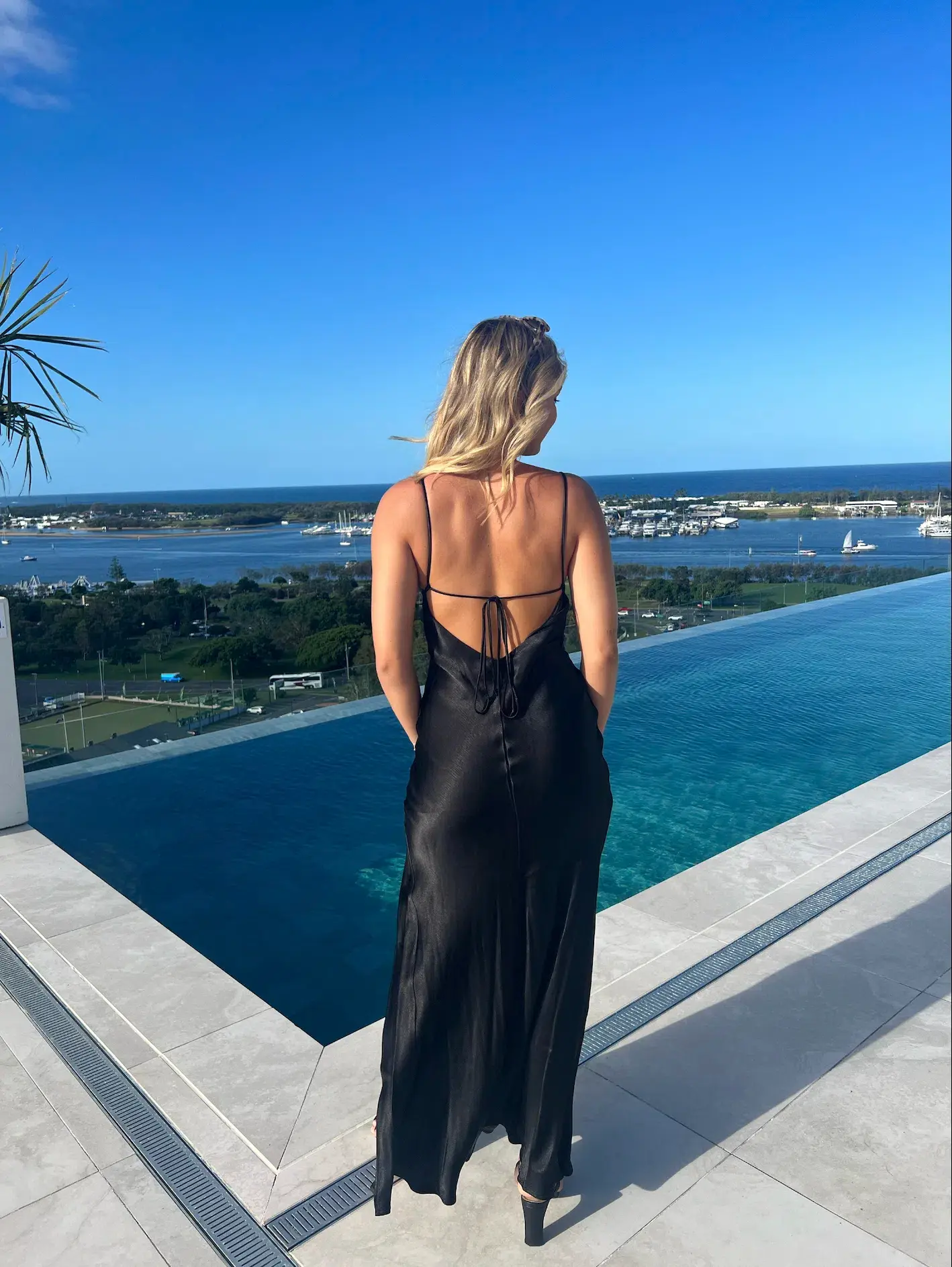 Bec & Bridge Ren Slip Maxi Dress Black Size XS / AU 6 - Image 4