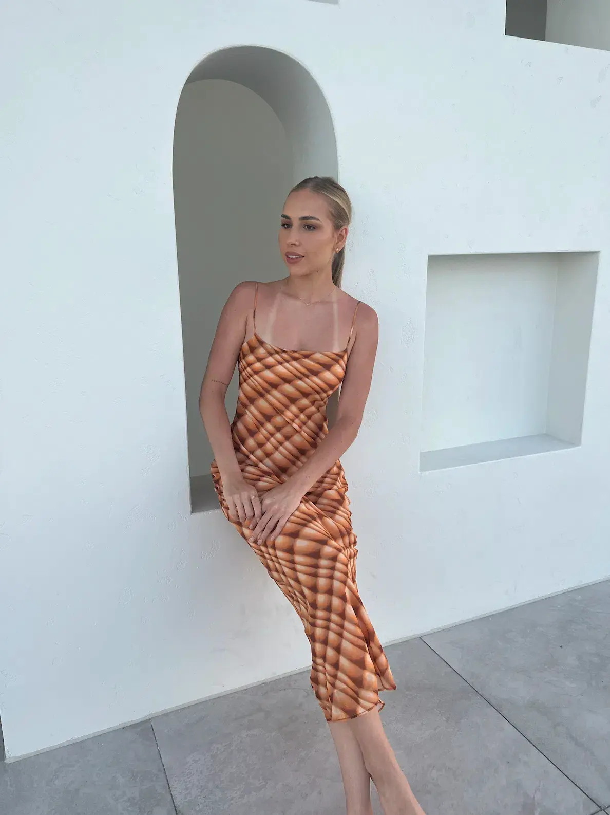 Bec & Bridge Soleil Slip Maxi Dress Print Size 8 - Image 1